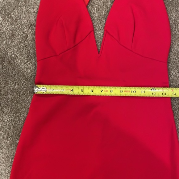 NBD Red Backless Dress - Picture 4 of 8
